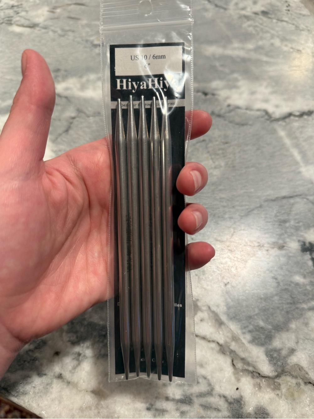 HiyaHiya Steel DPN 10 Steel Knitting Needles